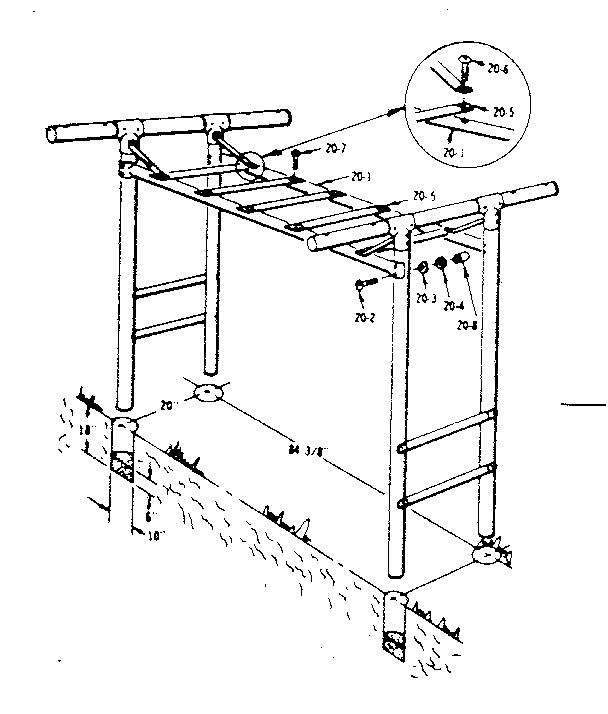 T FRAME ASSEMBLY NO. 302