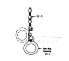 Sears 70172827-82 gym ring installation diagram