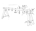 Sears 70172944-82 frame assembly no.105 diagram