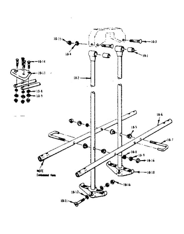 Glideride assembly no. 101