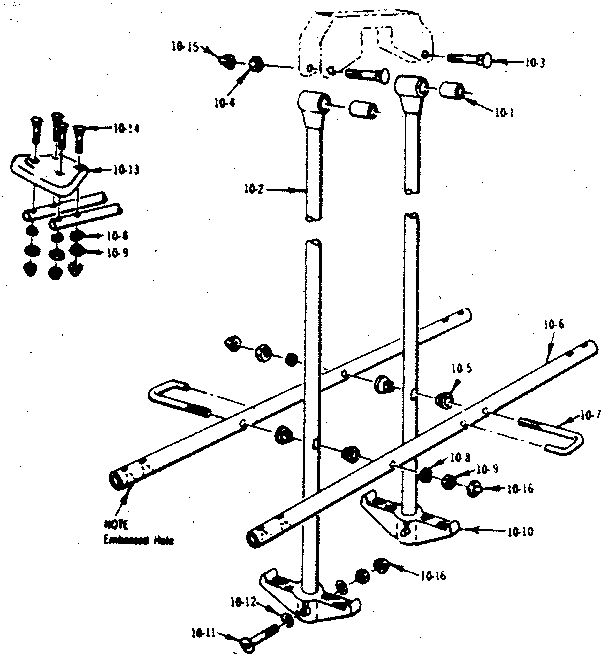Glideride assembly no. 101