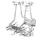 Sears 70172203-82 lawnswing assembly no. 102 diagram