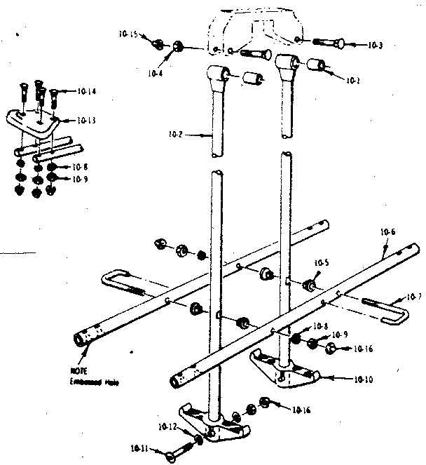 Glideride assembly no. 101