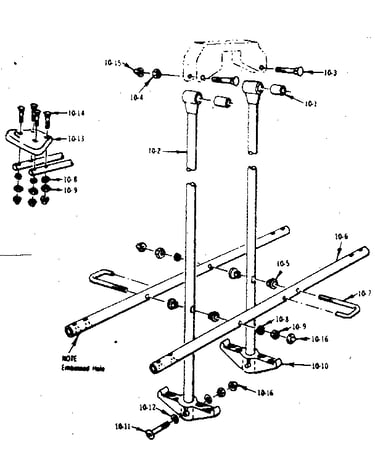 Glideride assembly no. 101