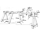 Sears 70172216-82 a frame assembly no. 101 diagram