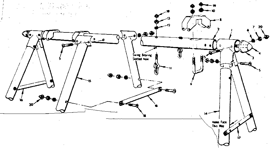 A FRAME ASSEMBLY NO. 101
