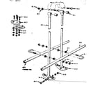 Sears 70172216-82 glideride assembly no. 101 diagram