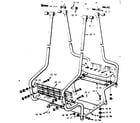 Sears 70172216-82 lawnswing assembly no. 102 diagram