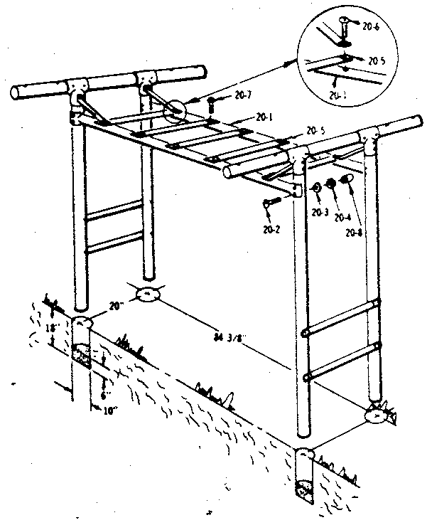 T frame assembly no. 302