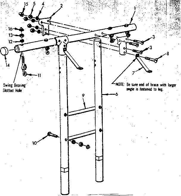 T FRAME ASSEMBLY NO. 101