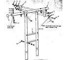 Sears 70172267-82 t frame assembly no. 101 diagram