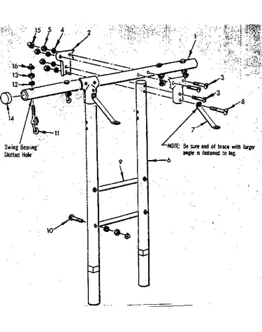 T frame assembly no. 101