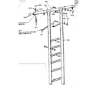 Sears 70172267-82 t frame assembly no. 201 diagram