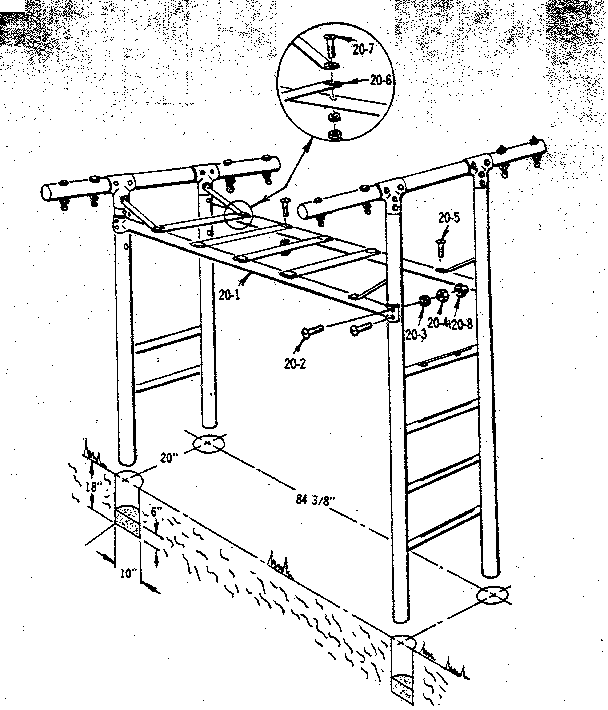 T FRAME ASSEMBLY NO. 301