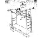 Sears 70172267-82 t frame assembly no. 301 diagram