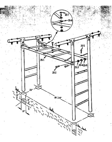 T frame assembly no. 301