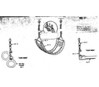 Sears 70172267-82 gym ring/swing/trapeze bar diagram