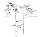 Sears 70172333-83 t frame assembly no. 101 diagram