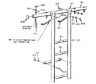 Sears 70172333-83 t frame assembly no. 203 diagram