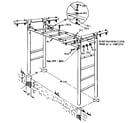 Sears 70172333-83 t frame assembly no. 304 diagram