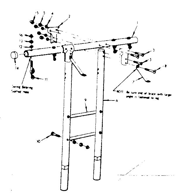 T frame assembly no. 101