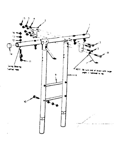 T frame assembly no. 101