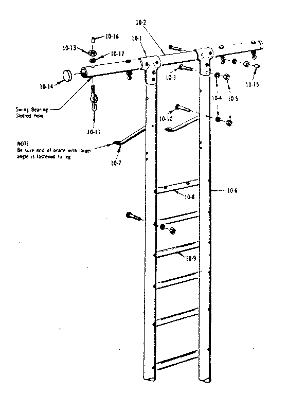 T frame assembly no. 201