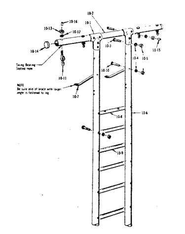 T frame assembly no. 201