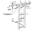 Sears 70172257-82 t frame assembly no. 202 diagram