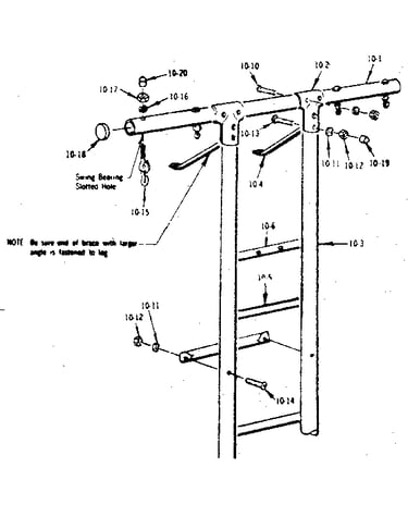 T frame assembly no. 202