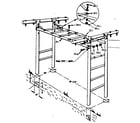 Sears 70172257-82 t frame assembly no. 303 diagram
