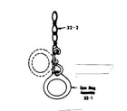 Sears 70172257-82 gym ring installation diagram