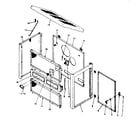 Kenmore 143840624 non-functional replacement parts diagram
