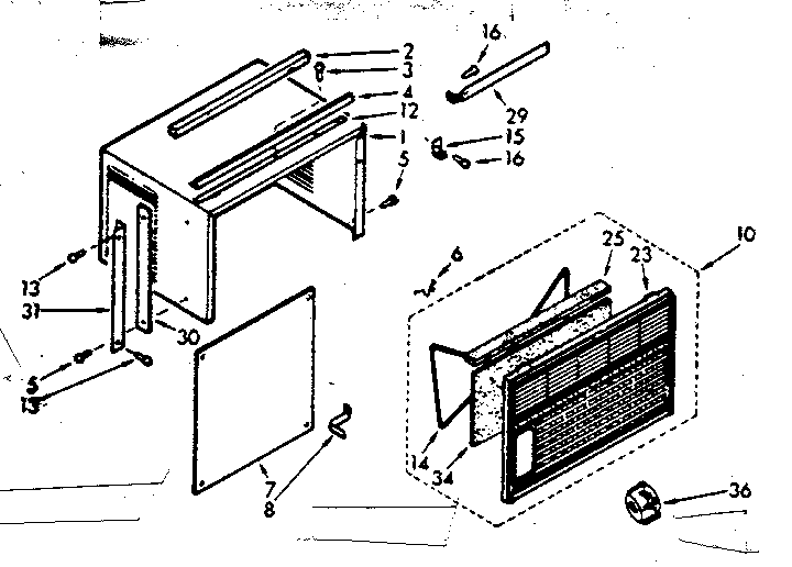 Cabinet parts