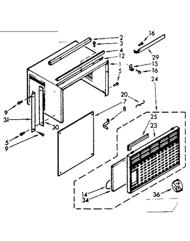 Cabinet parts