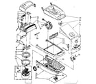 Kenmore 1162497183 base assembly diagram