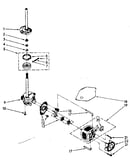 Brake, clutch, gearcase, motor and pump parts