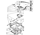 Kenmore 11082683800 machine base parts diagram