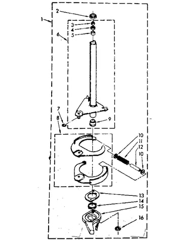 Brake and drive tube parts
