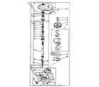 Kenmore 11082683800 gearcase parts diagram