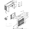 Kenmore 10673111 cabinet parts diagram