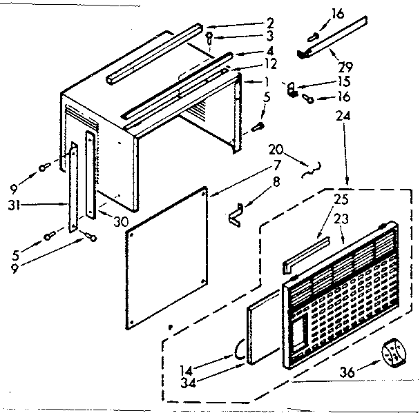 Cabinet parts