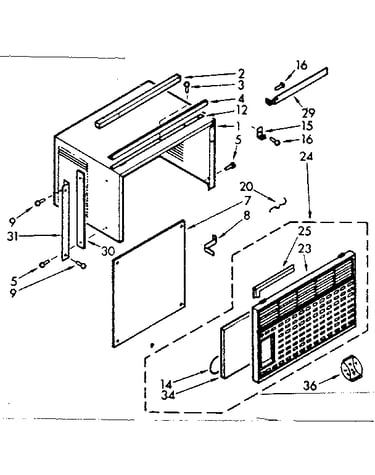 Cabinet parts