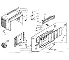 Kenmore 106740881 cabinet parts diagram