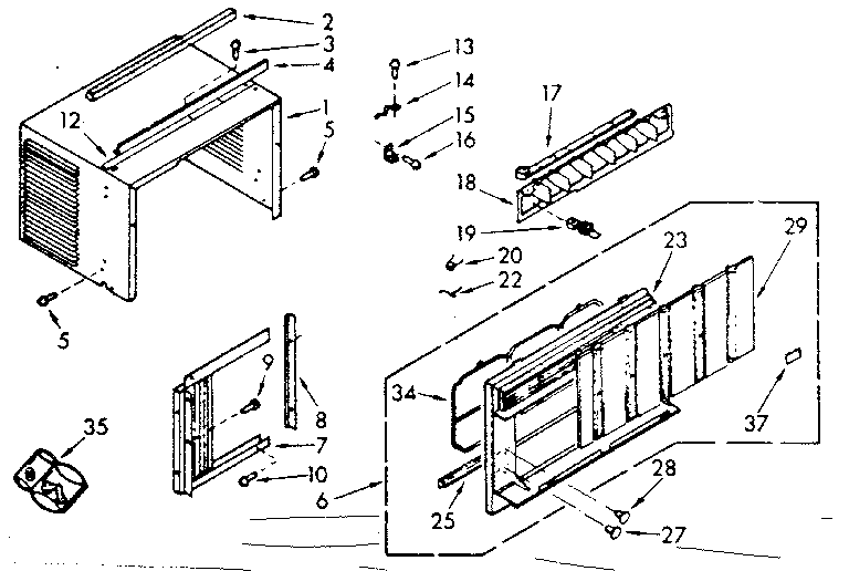 Cabinet parts