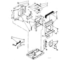 Kenmore 1067770850 air flow parts diagram