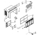 Kenmore 1067770850 cabinet parts diagram