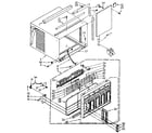 Kenmore 1068751070 cabinet parts diagram