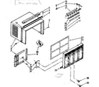 Kenmore 1067770750 cabinet parts diagram