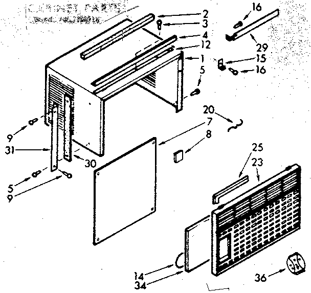 Cabinet parts